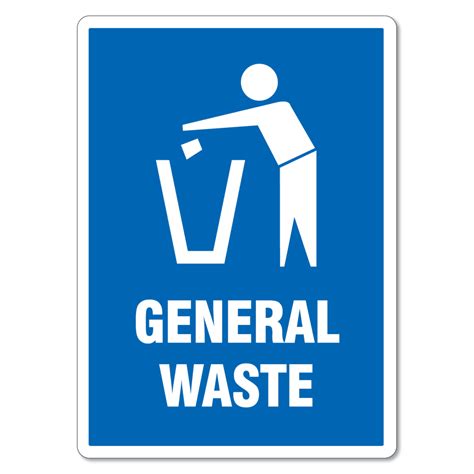 General Waste Bin Sign - The Signmaker