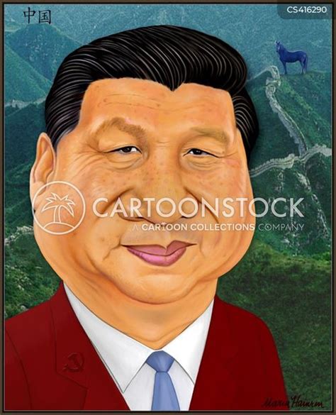 Xi Jinping Cartoons and Comics - funny pictures from CartoonStock