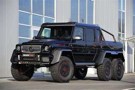 2013, Brabus, Mercedes, Benz, G63, Amg, 6x6, W463, Pickup, Offroad ...