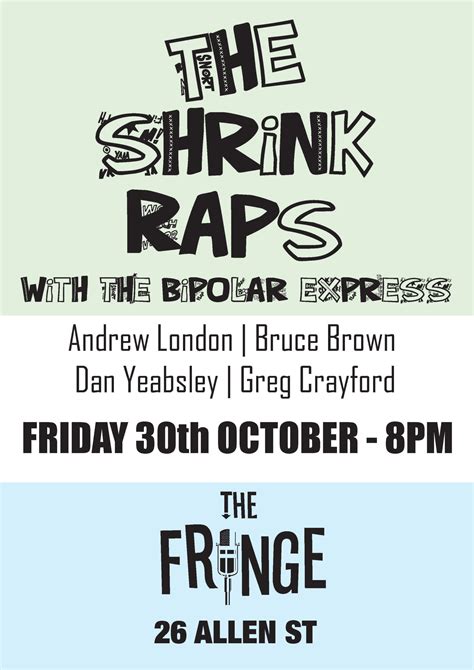 The-Shrink-Raps – Fringe Bar