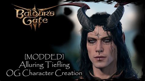 BALDUR'S GATE 3 || Alluring Tiefling [Original Character #40] - Male ...