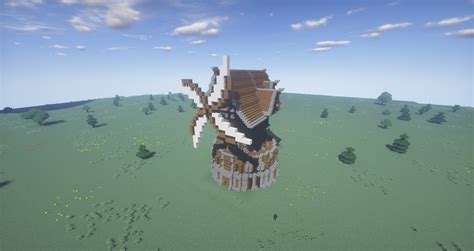 Minecraft: Epic Medieval Windmill by ShafroPlaysMinecraft on DeviantArt