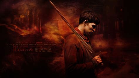 Merlin Wallpaper - Merlin the Young Warlock Fan Art (32948321) - Fanpop