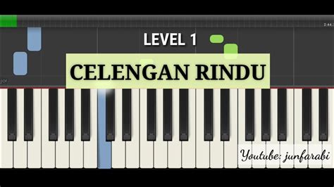 celengan rindu piano tutorial level 1 - fiersa besari - YouTube