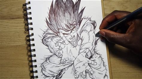 Let's Sketch GOKU - DRAGON BALL Z | DeMoose Art - YouTube