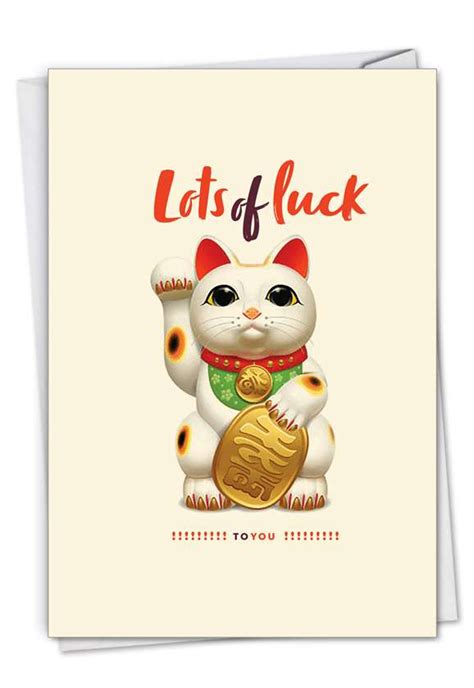 Lots of Luck: Funny Good Luck Card