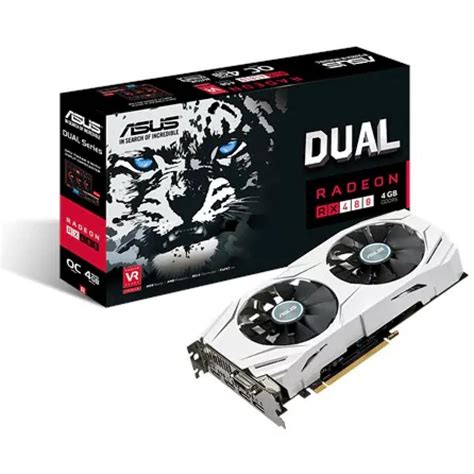 Asus Dual AMD Radeon RX 480 OC 4GB GDDR5 | DUAL-RX480-O4G | City Center ...