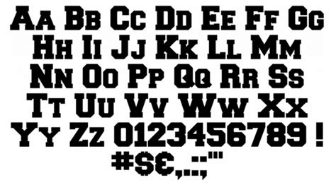 Alphabet Block Letters Font - Birthday Letter