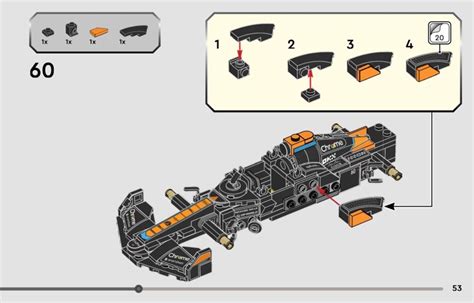 LEGO 76919 2023 McLaren Formula 1 Car Instructions, Speed Champions ...