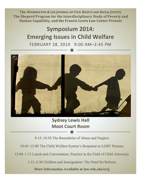 2014: Emerging Issues in Child Welfare | Washington and Lee Journal of Civil Rights and Social ...