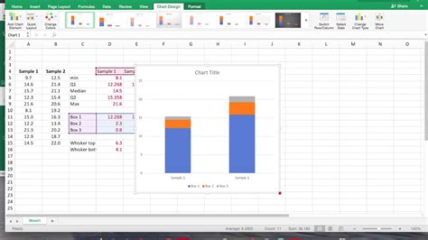 Box and Whisker Plot Using Excel 2016 - YouTube