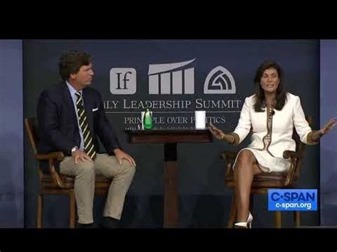 Nikki Haley's Interview With Tucker Carlson At The Family Leadership ...