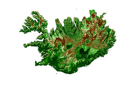 Iceland Map PNGs for Free Download