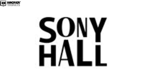 Sony Hall - General Information & Upcoming Events