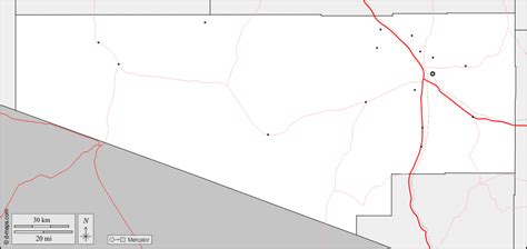 Pima County free map, free blank map, free outline map, free base map ...