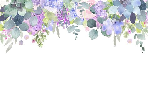 Lilac Roses and Succulents Floral Cliparts - lilac and purple ...