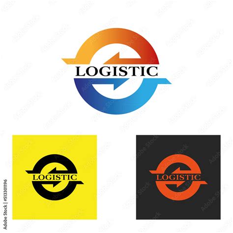 Logistics Logo Design Template for your business Stock Vector | Adobe Stock