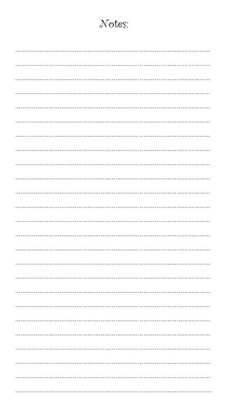 Bold Lined Paper Printable