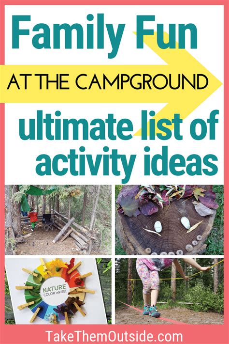 45 Camping activities for kids (stuff our kids actually do when camping ...