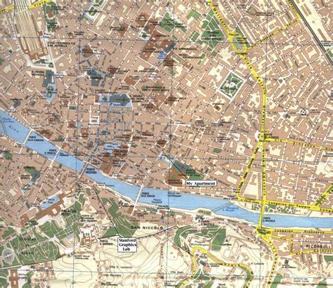 Florence Italy Map