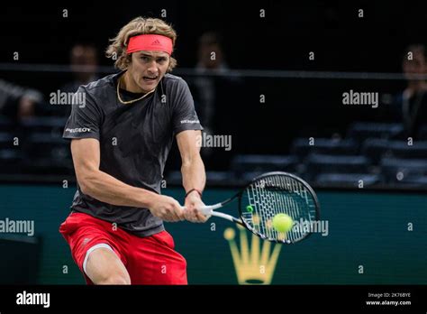 Alexander zverev backhand hi-res stock photography and images - Alamy