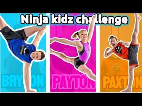 Ninja Kidz Tv Gymnastics Challenge! - YouTube