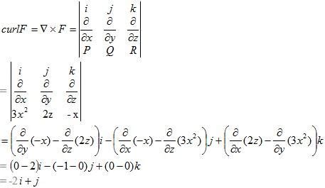 Curl of a Vector Field - Web Formulas