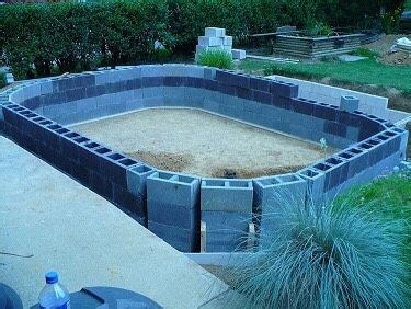 How to Build a Concrete Block Swimming Pool. #SummerVibes | Diy ...