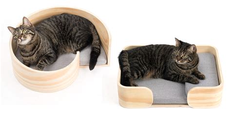 Woodencat Modern Cat Beds from Pidan Studio • hauspanther