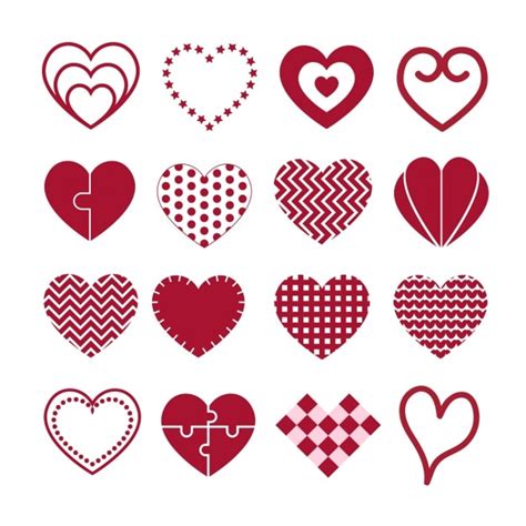 Free Vector | Heart designs collection