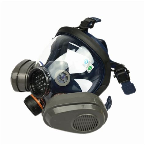 En136 Full Face Respirator Protective Fume Mask with Two Filter - Mask ...