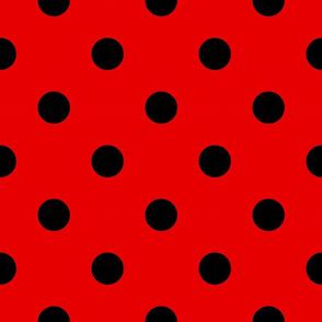 Ladybug spots wallpaper - designingdreamer - Spoonflower