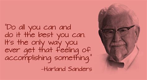 The Inspiring Story of Harland Sanders, founder of KFC | Sanders quotes ...