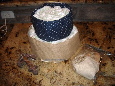 Extreme Domestication: Nautical Diaper Cake