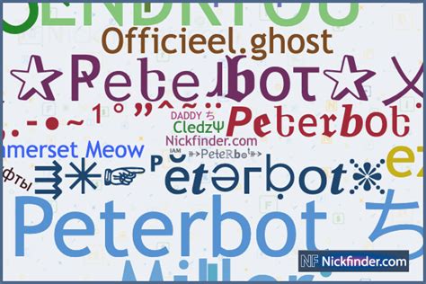 Nicknames for Peterbot: Peterbot ち, Peterbotツ, Elite Peterbot, Joj0bot.ち, CledzΨ, Zach