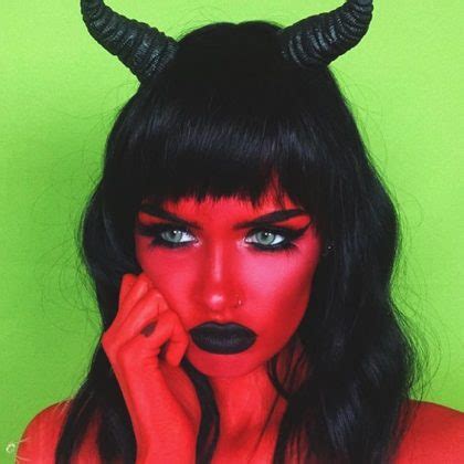 pretty-devil-makeup-for-halloween | Ecemella