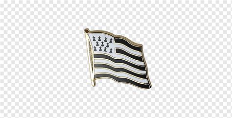 Flag of Brittany Breton Lapel pin, Flag, angle, flag, pin png | PNGWing