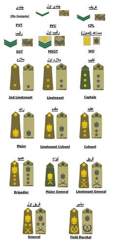 Egyptian army insignia | UNIFORMS - APOLETY | Army, Military и Military ranks