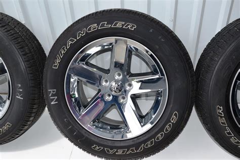 Dodge ram 1500 20 inch chrome clad rim tire package - oem factory