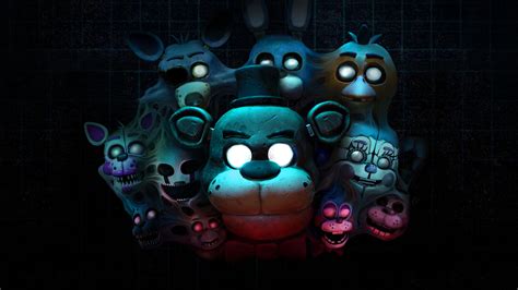 壁纸 : 弗雷迪的五夜, Scott Cawthon, 弗雷迪·法兹贝尔, Foxy FNAF, Bonnie FNAF, Chica FNAF 1920x1080 ...