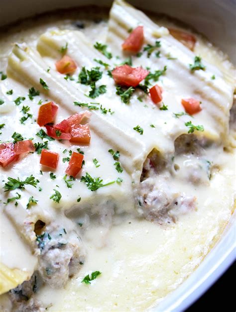 Crab Stuffed Manicotti with Alfredo Sauce » Sea Salt Savorings