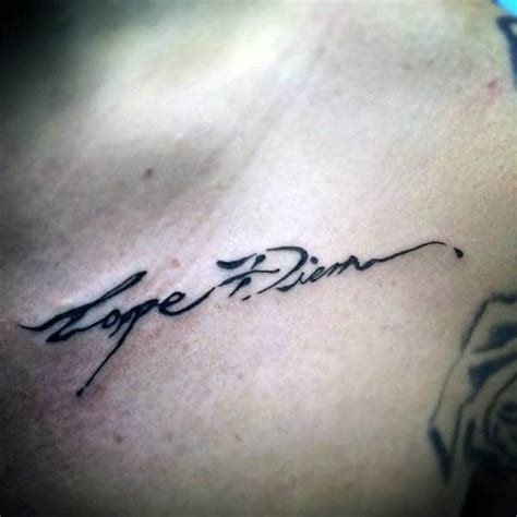 70 Carpe Diem Tattoo Designs For Men - Seize The Day Ink Ideas