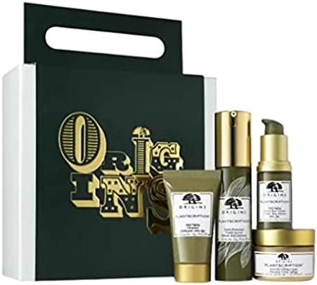 Amazon.com : Origins ALL FOR YOUTH Plantscription Essentials To Cleanse & Plump 4 piece set ...