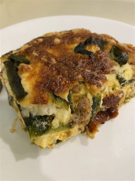 Keto Chile Poblano Casserole - Aldaz Table