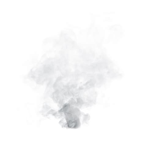 White natural steam smoke on transparent background abstract with waves ...