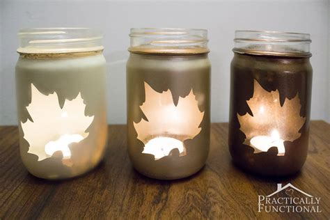 DIY Silhouette Candle Jars