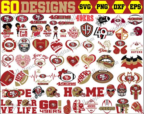 49ers Svg,Nfl svg bundle, San Francisco 49ers Svg Bundle, 49ers Logo ...