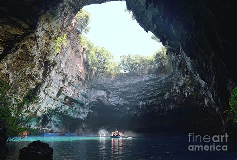 Melissani cave Photograph by Athina Psoma - Fine Art America