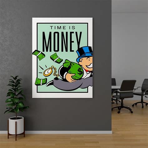 Time Is Money #homedecor #decor #inspiration #monopoly #makemoneyonline #entrepreneur #ceo # ...