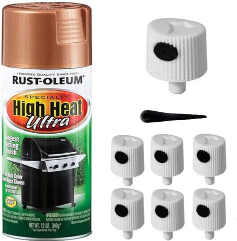 Spray Paint Caps for Rust-Oleum Barbecue Spray Paint, High Heat Spray ...